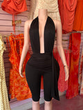 Halter Capri Jumpsuit