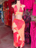 Floral 2PC Set (Coral)