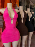 Halter Mini Dress