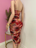 Mesh Floral Dress