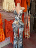 Animal Print Jumpsuit