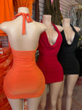 Halter Top Mini Dress