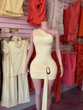 OPEN BACK RUCHED DRESS