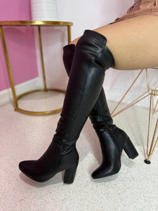 High Heel Boot (Black)