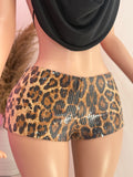 Leopard Sequin Shorts