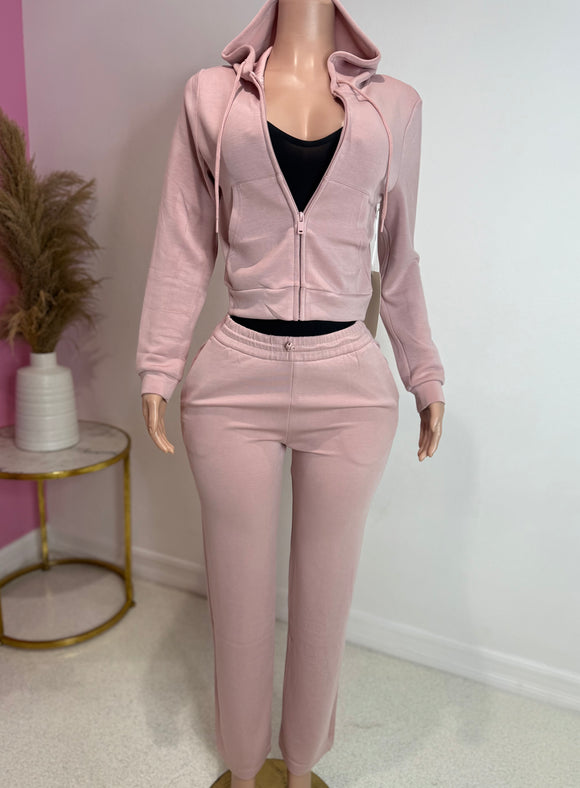 2Pc Tracksuit (Pink)