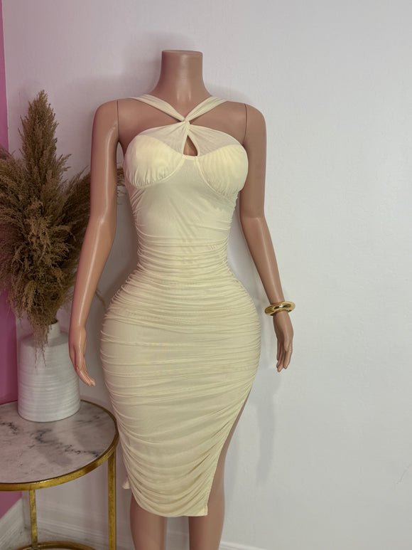 Mesh Midi Dress