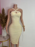 Mesh Midi Dress