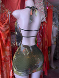 Mini Dress W/ Rhinestones