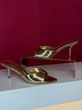 Pointed Toe Mid Heels