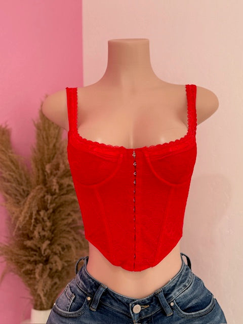 Corset Top (Red)